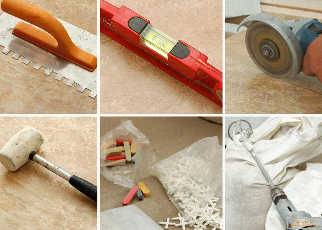 Tools for stowing decorative stone