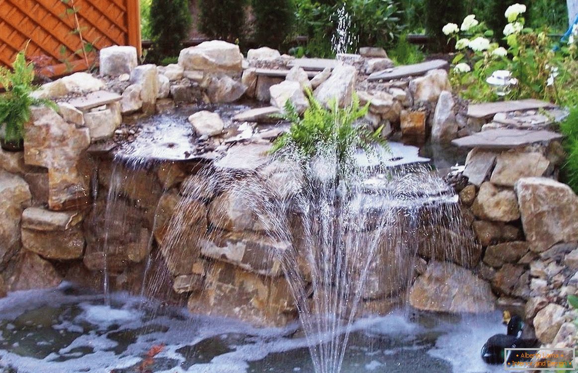 Decorative waterfall