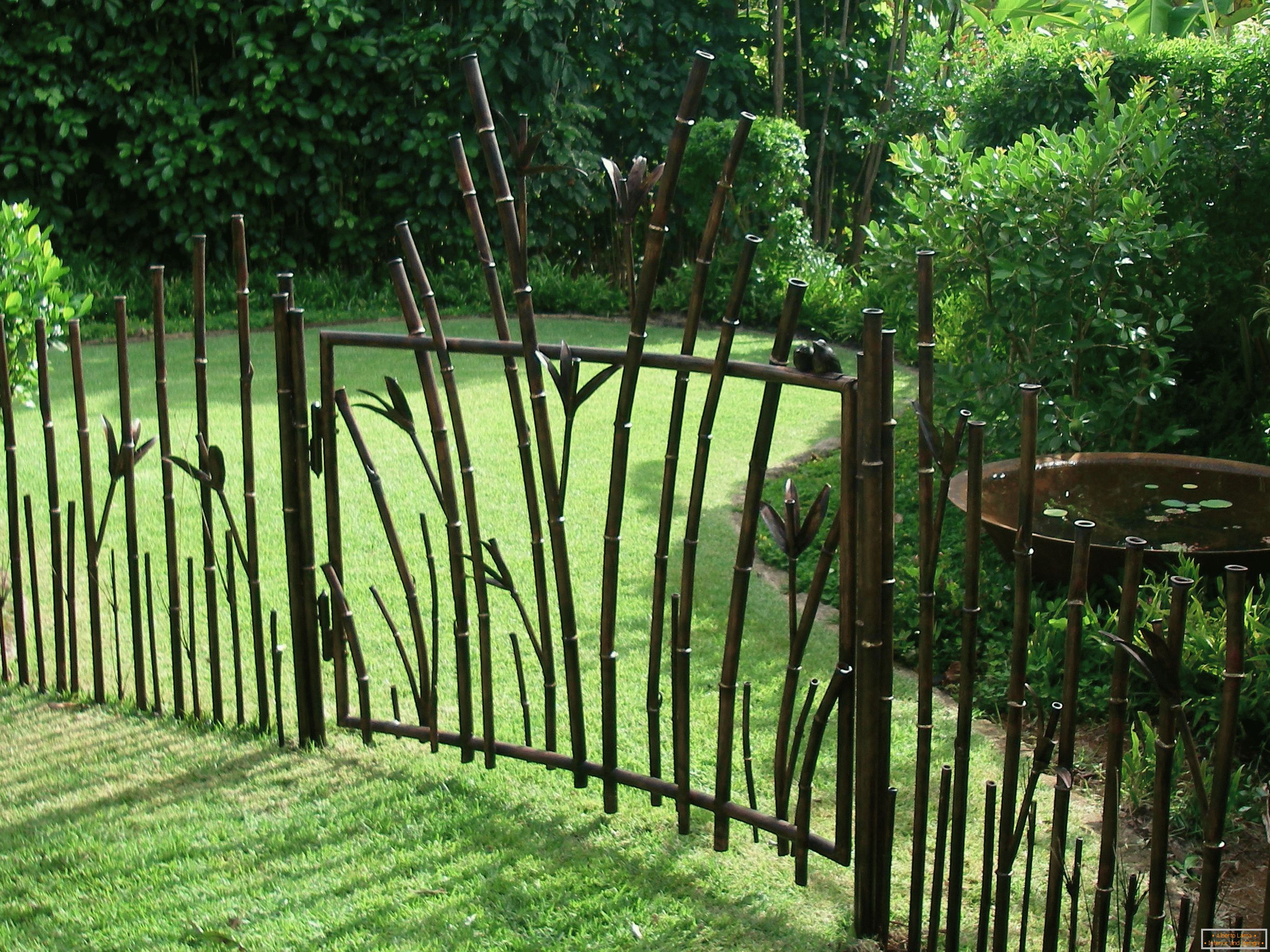 Design metal fence