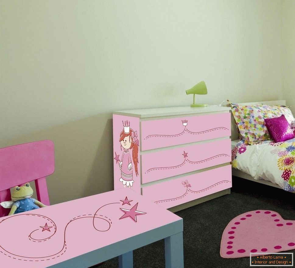 Furniture in the children's room