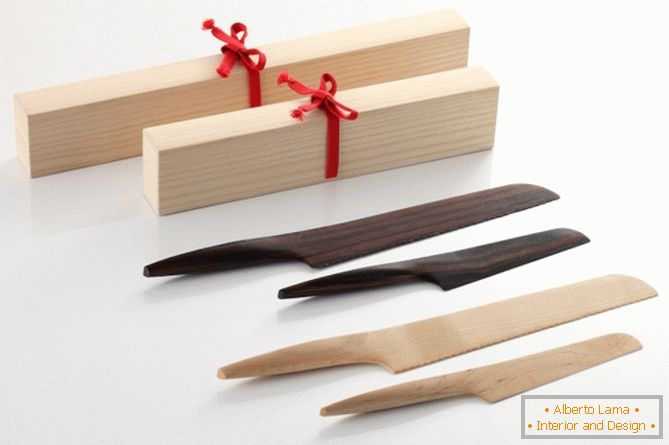 Wooden knives Fusion from design studio PONTI