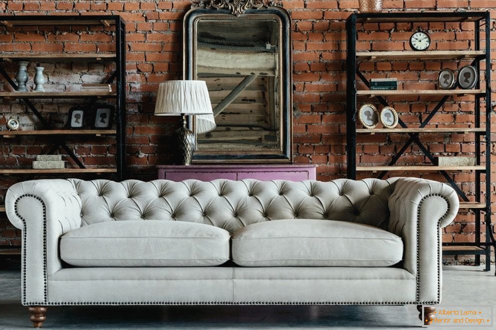 Sofa in loft style