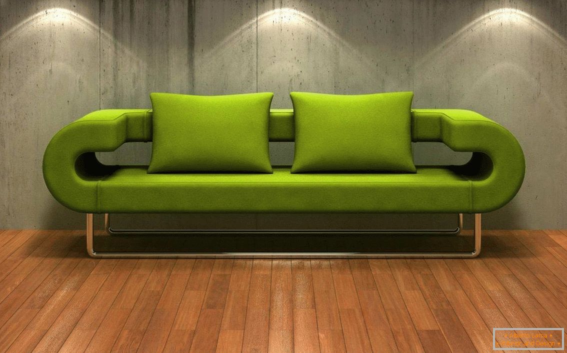 Sofa in the style of eco