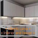 Laminate flooring studio apartment