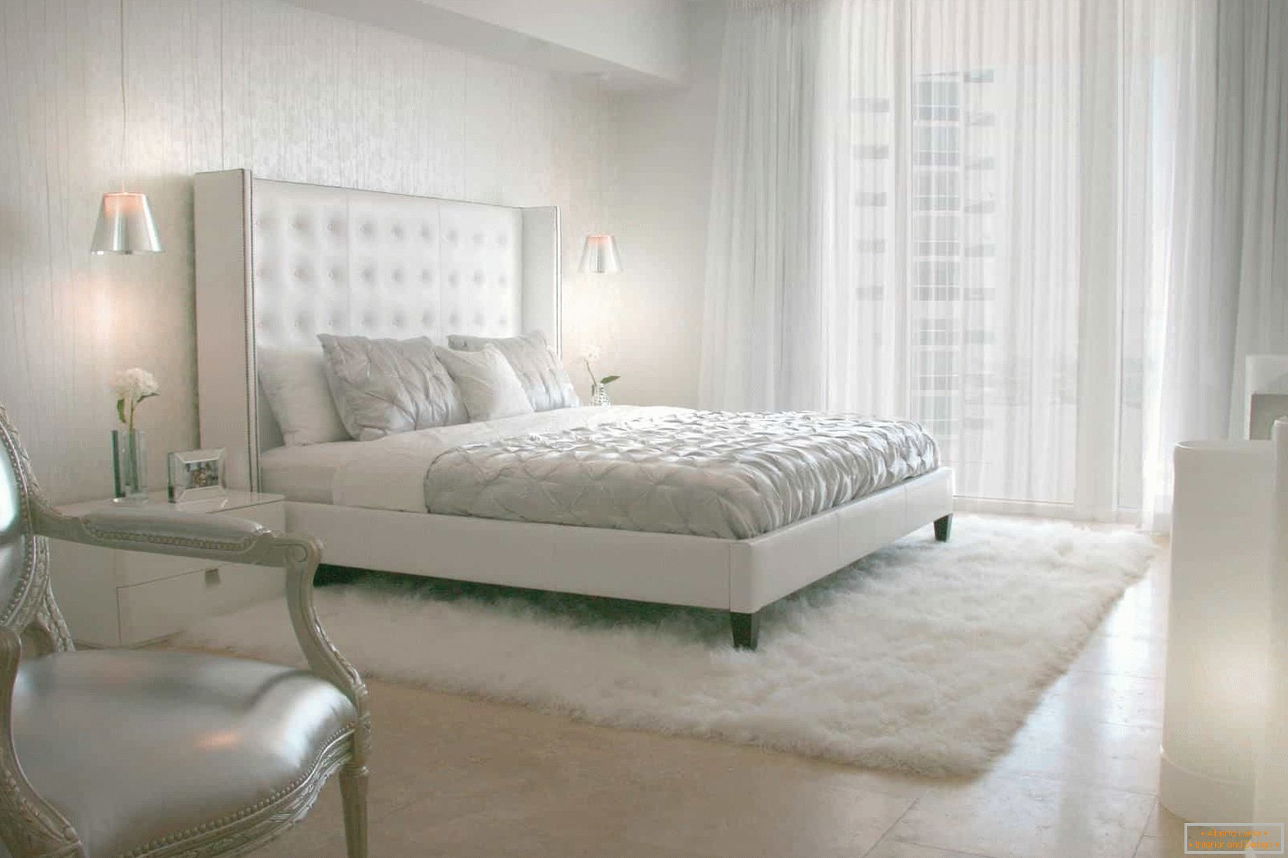 Furniture и фурнитура в одном стиле для классической спальни