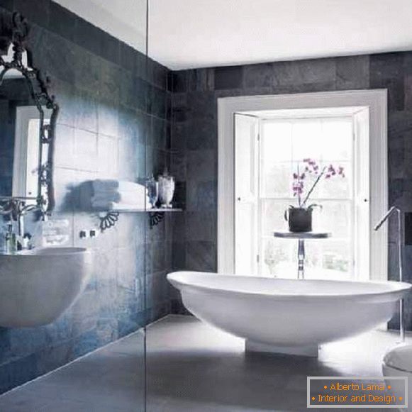 design of a large bathroom combined with a toilet, photo 27
