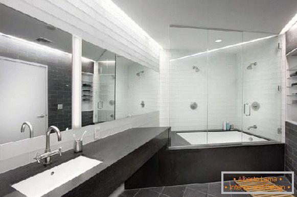 design of a large bathroom, photo 45