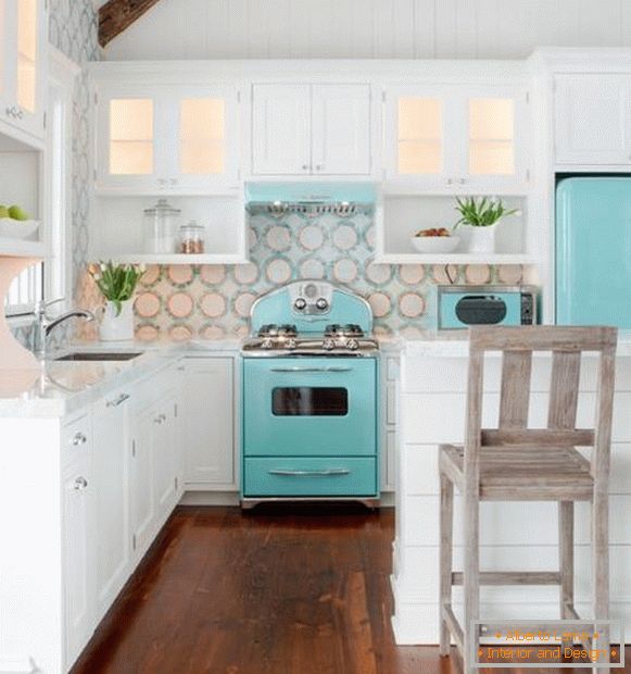 Beautiful design of a private house - kitchen photo