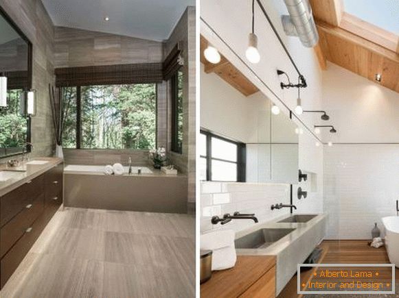 Modern design bathroom in Asian style