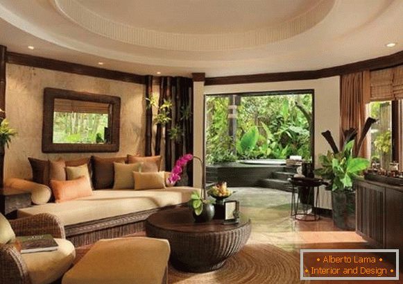 Interior decoration of indoor plants