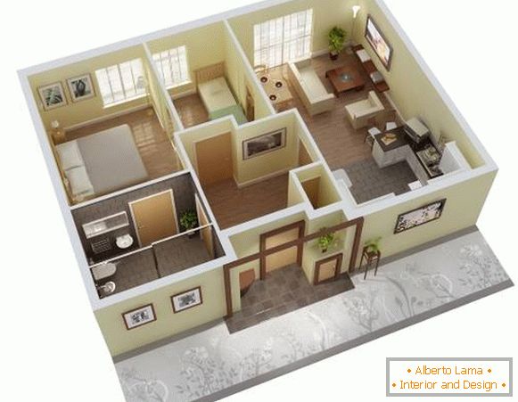 3D projects of private houses