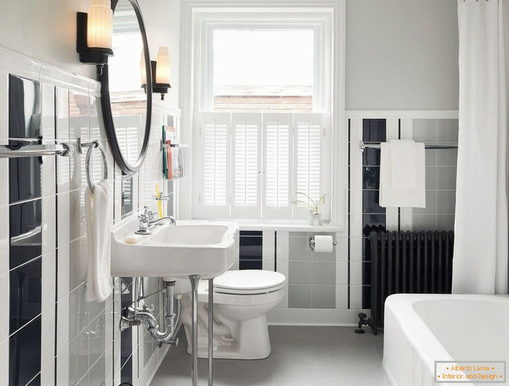 Simple bathroom interior