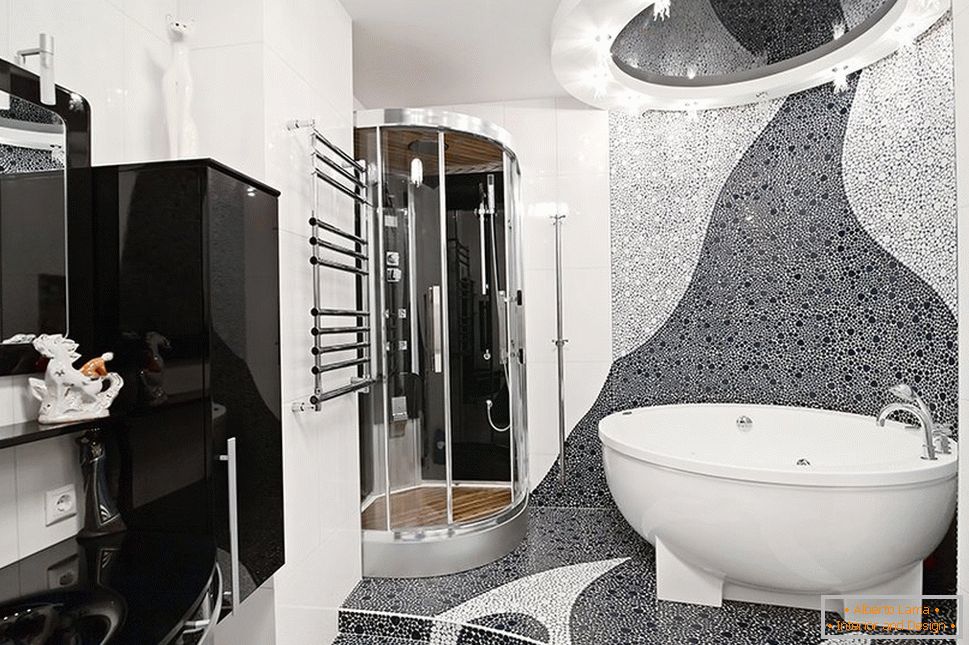 Designer bathroom interior