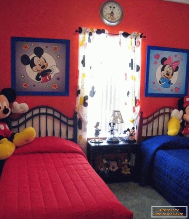 Bedroom for boy and girl