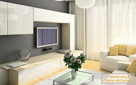 design of a two-room apartment of 50 sq. m. m, photo 16