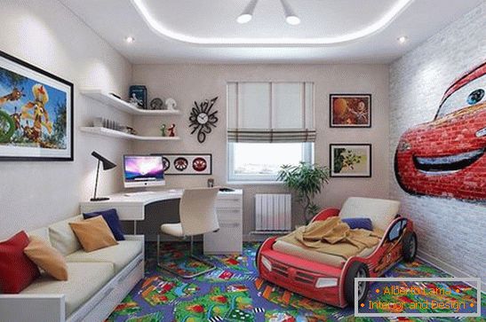 design of apartments two-room 60 m, photo example