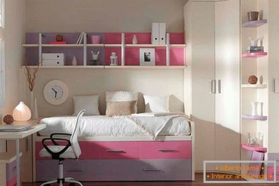 design of apartments two-room 60 m, photo option