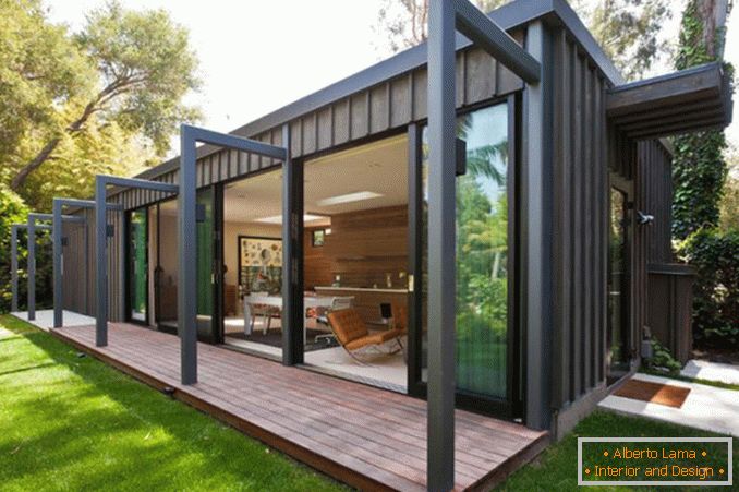 Modern facades of private houses фото