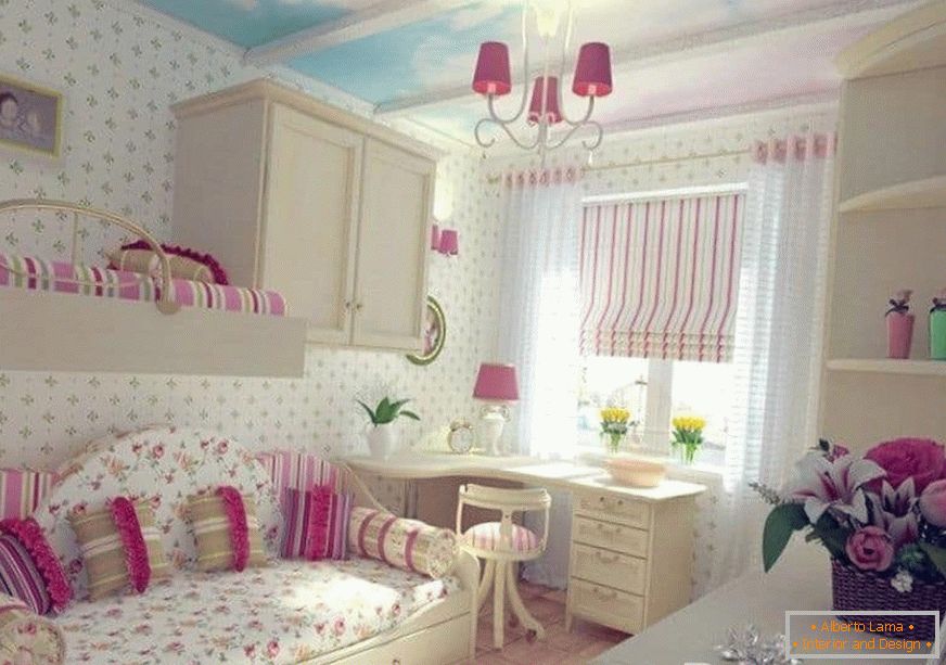 Cozy children's room for girls
