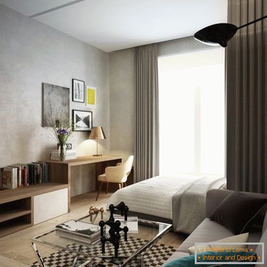 interior design of a two-room apartment, photo 7