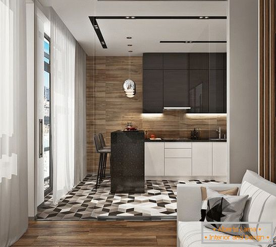 interior design of a two-room apartment, photo 10