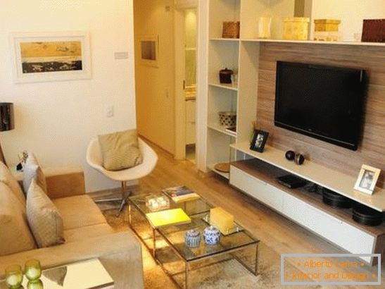 interior design of a two-room apartment, photo 11