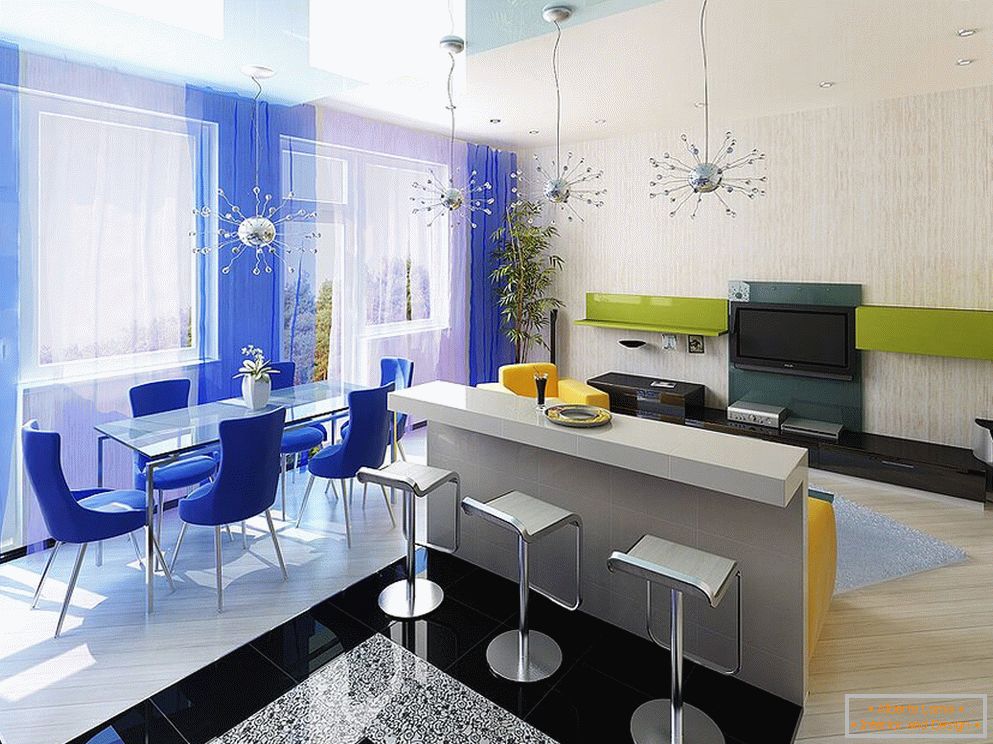 Design of living-dining room