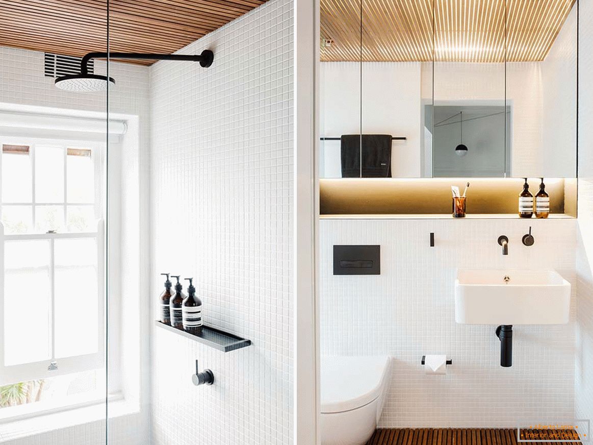 Interior design of a small apartment in Sydney - ванная