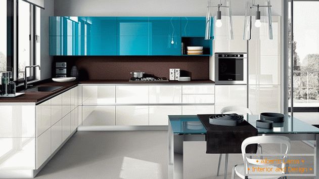 kitchen design in a modern house
