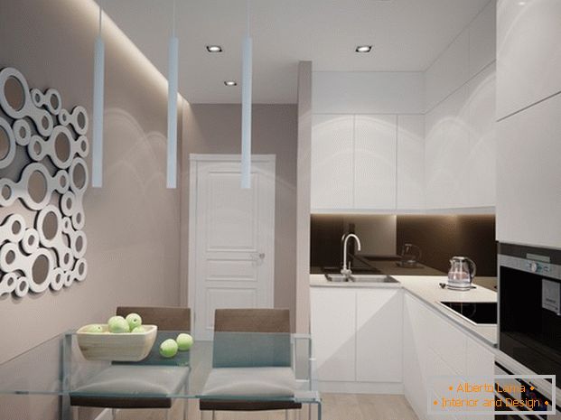 modern corner kitchen design photo