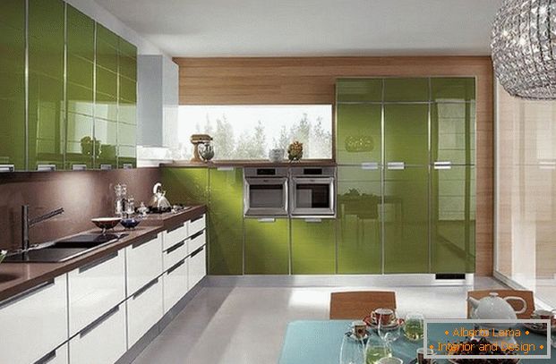 kitchen design photo in modern style photo
