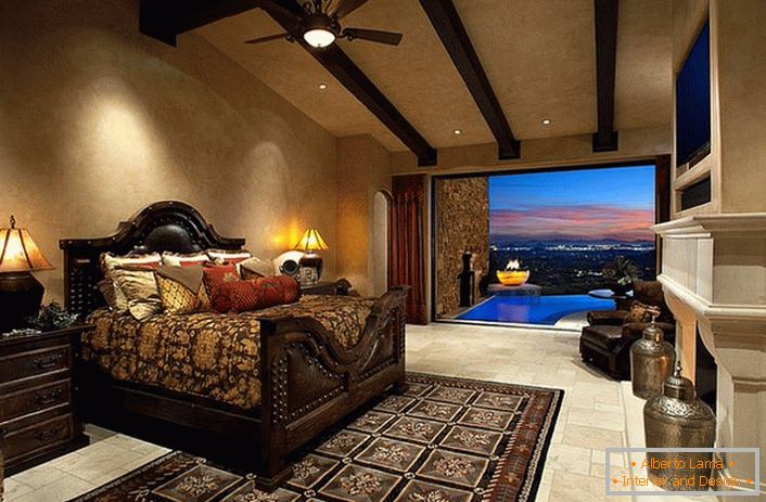 A huge bedroom