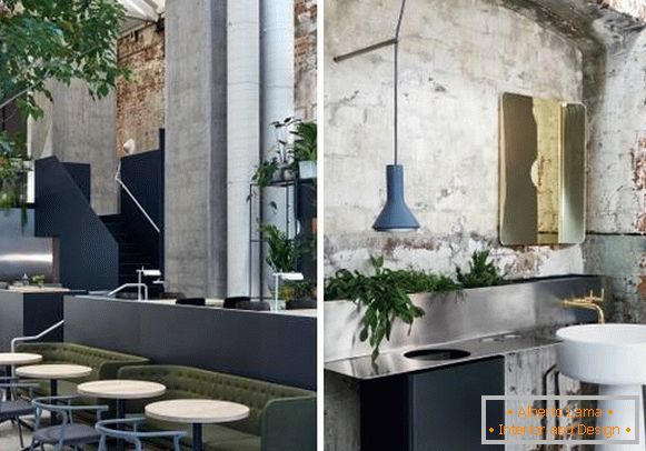 Design cafe bars restaurants - photo literate interior Higher Ground