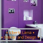 Lilac Bathroom Interior