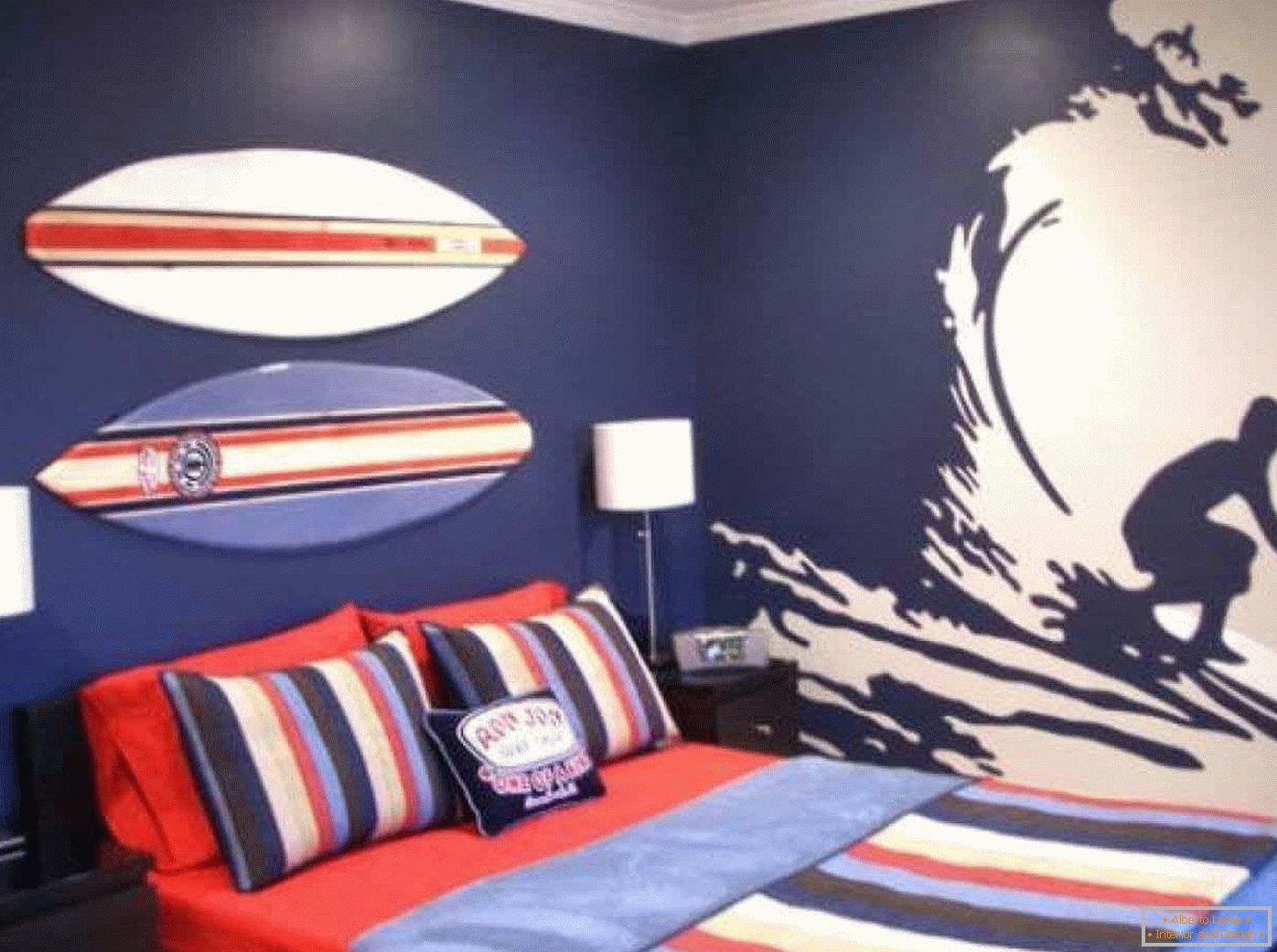 Room in a sea-sports style