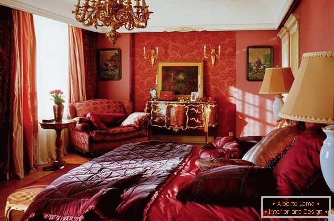 red bedroom design photo, photo 4