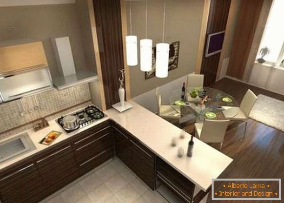 kitchen design living room in a modern style photo, photo 41