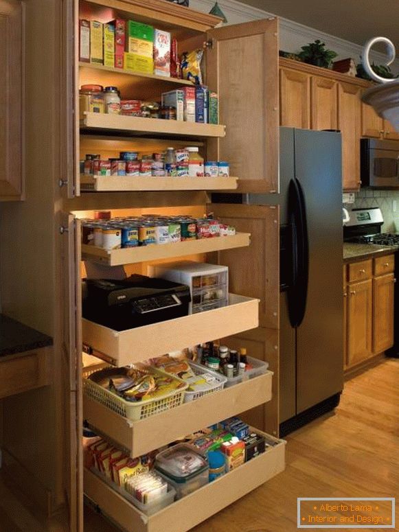 Kitchen cupboard with drawers