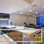 Kitchen furniture with lighting