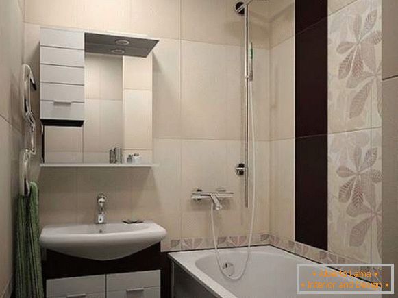 Modern studio apartment design - bathroom photo