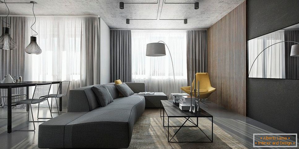 Gray in the interior квартиры