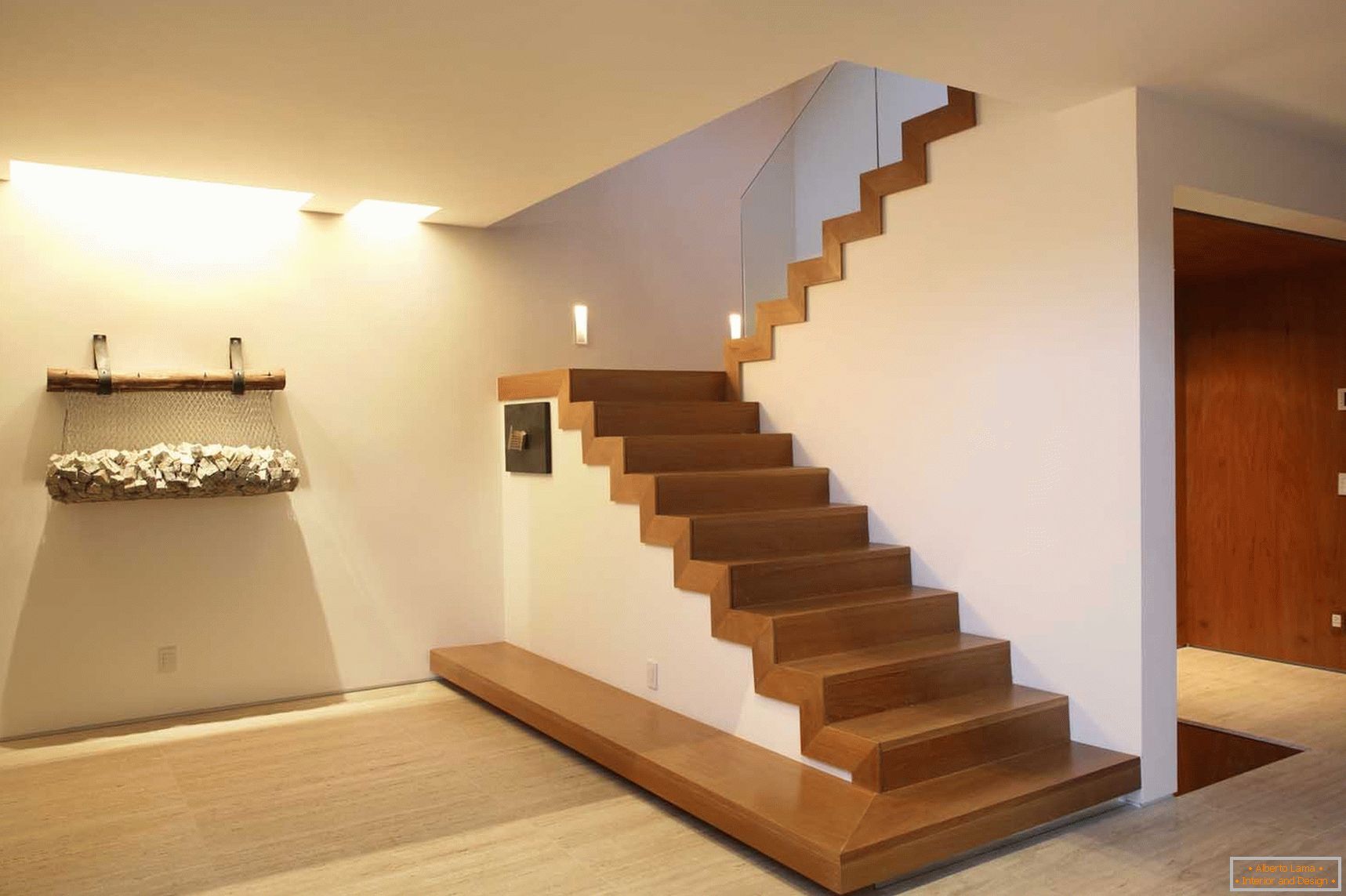 Stairs in the style of minimalism