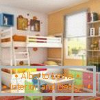 Multicolored furniture in the nursery