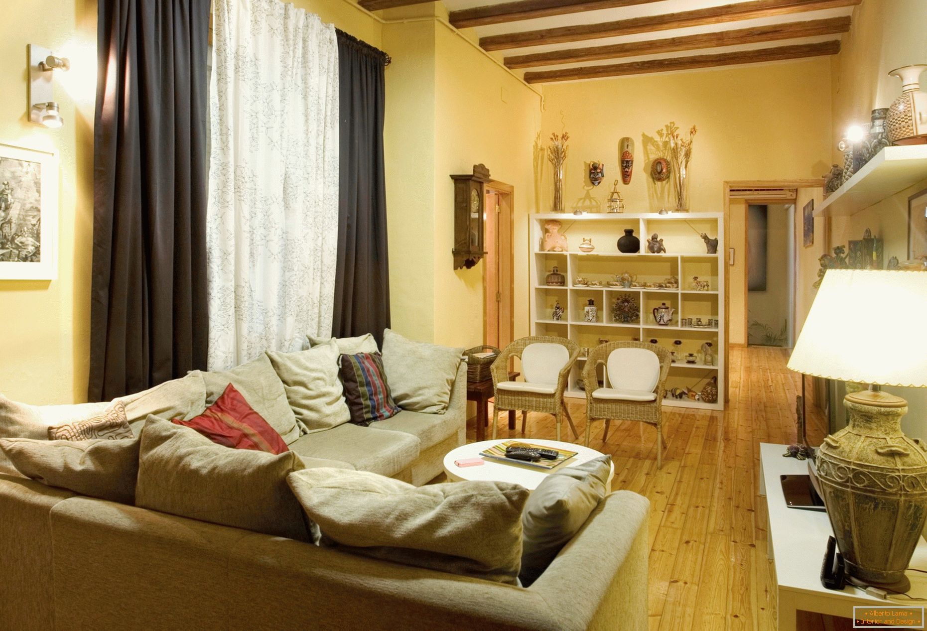 Interior design of a small living room