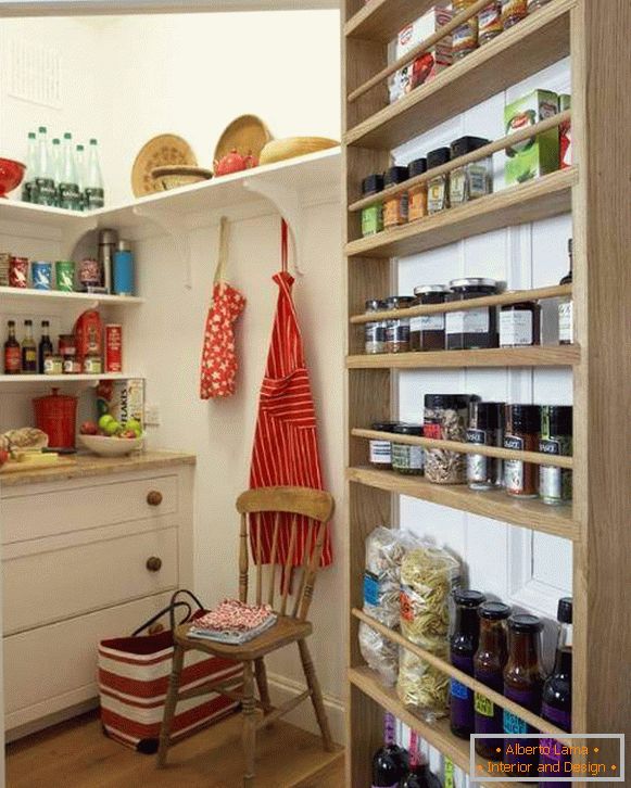 The overhead pantry room equipment