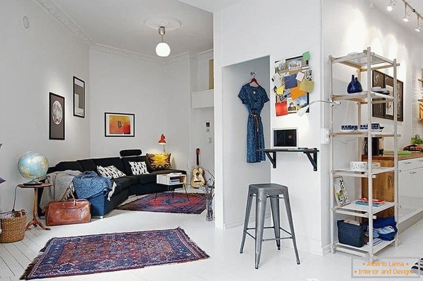 interior design of a small apartment