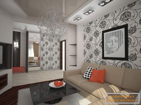 Design of a small apartment in Khrushchevka in a modern style