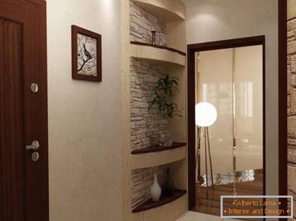 Small rooms - the design of the hallway in the photo in the apartment