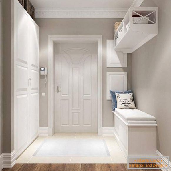 rectangular hallway design, photo 11