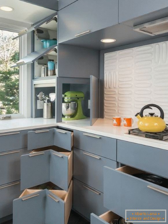 Small corner kitchens - photo selection of beautiful design